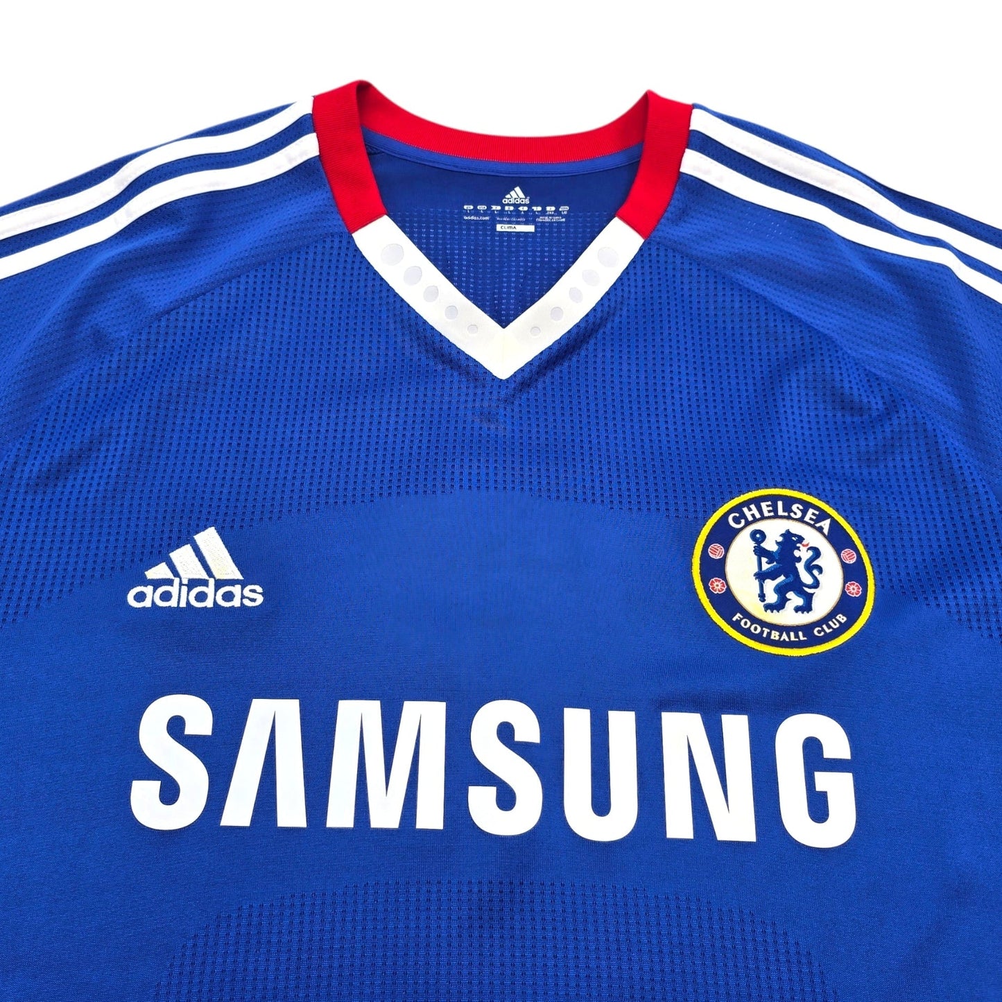 2010/11 Chelsea Home Football Shirt (L) Adidas #3 Cole