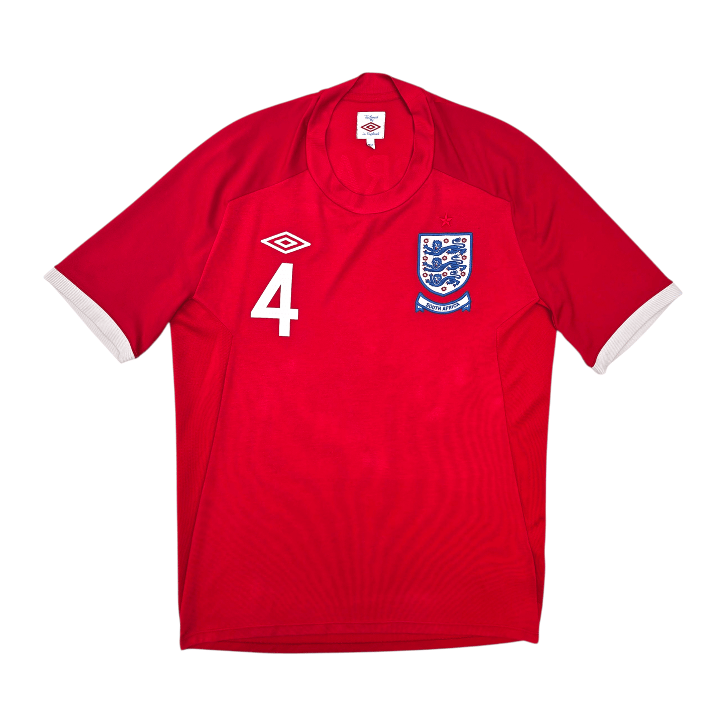 2010/11 England Away Football Shirt (L) Umbro #4 Gerrard