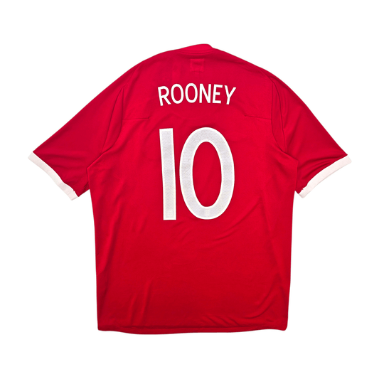 2010/11 England Away Football Shirt (XL) Umbro #10 Rooney