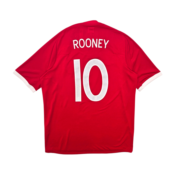2010/11 England Away Football Shirt (XL) Umbro #10 Rooney