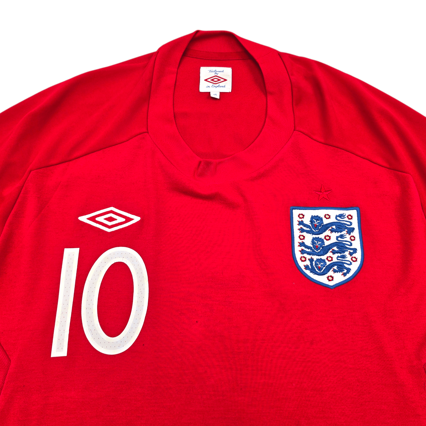 2010/11 England Away Football Shirt (XL) Umbro #10 Rooney