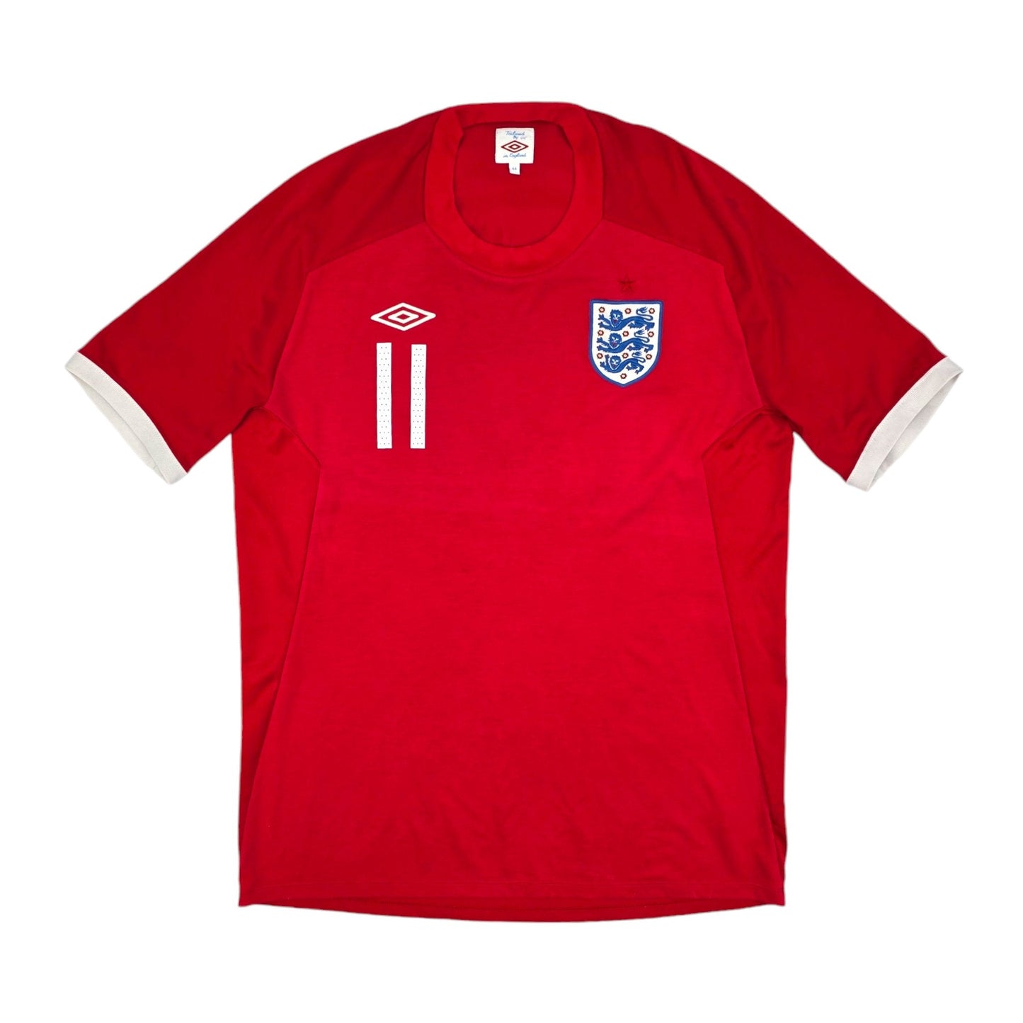 2010/11 England Away Football Shirt (XL) Umbro #11 J.Cole