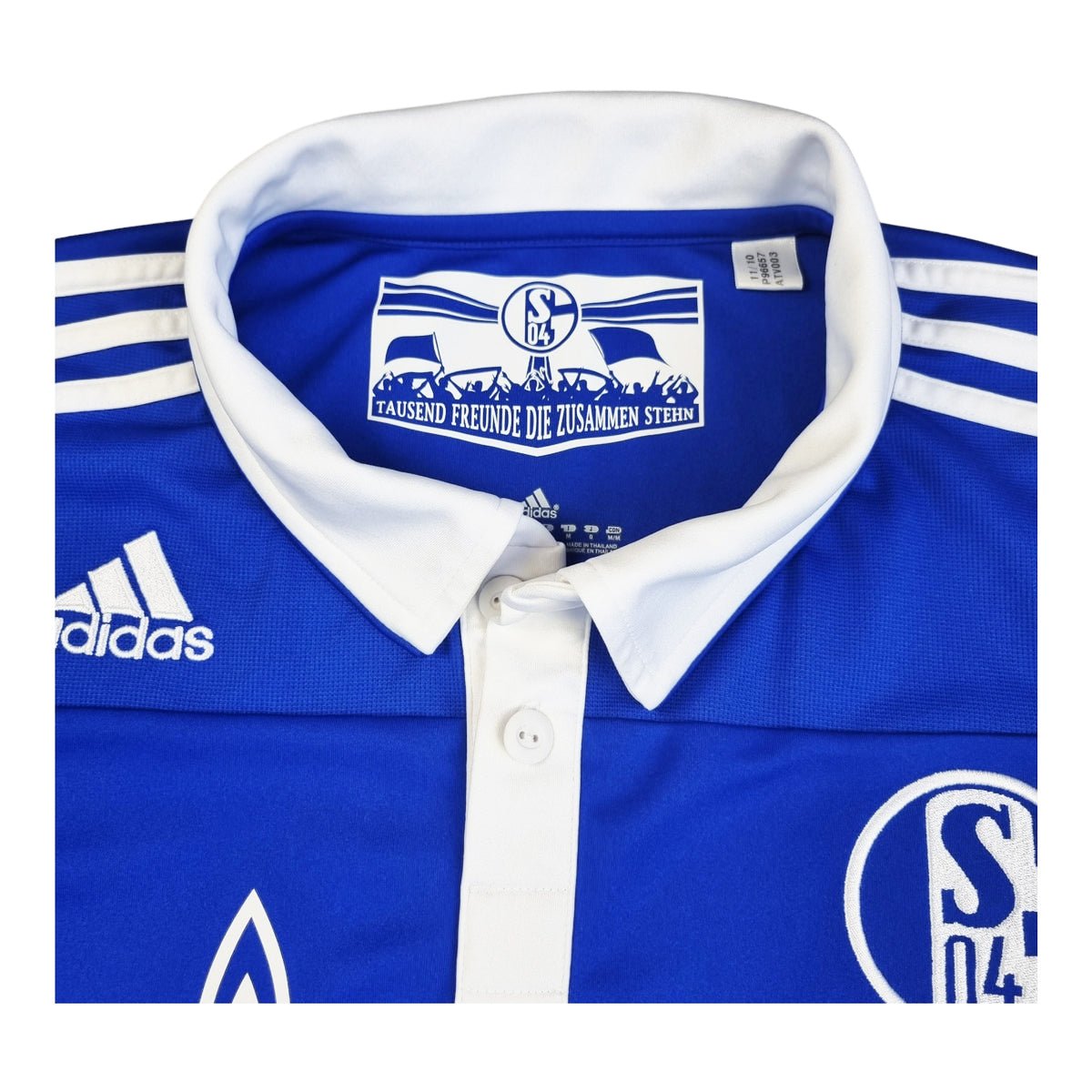 2010/11 FC Schalke 04 Home Football Shirt (L) Adidas