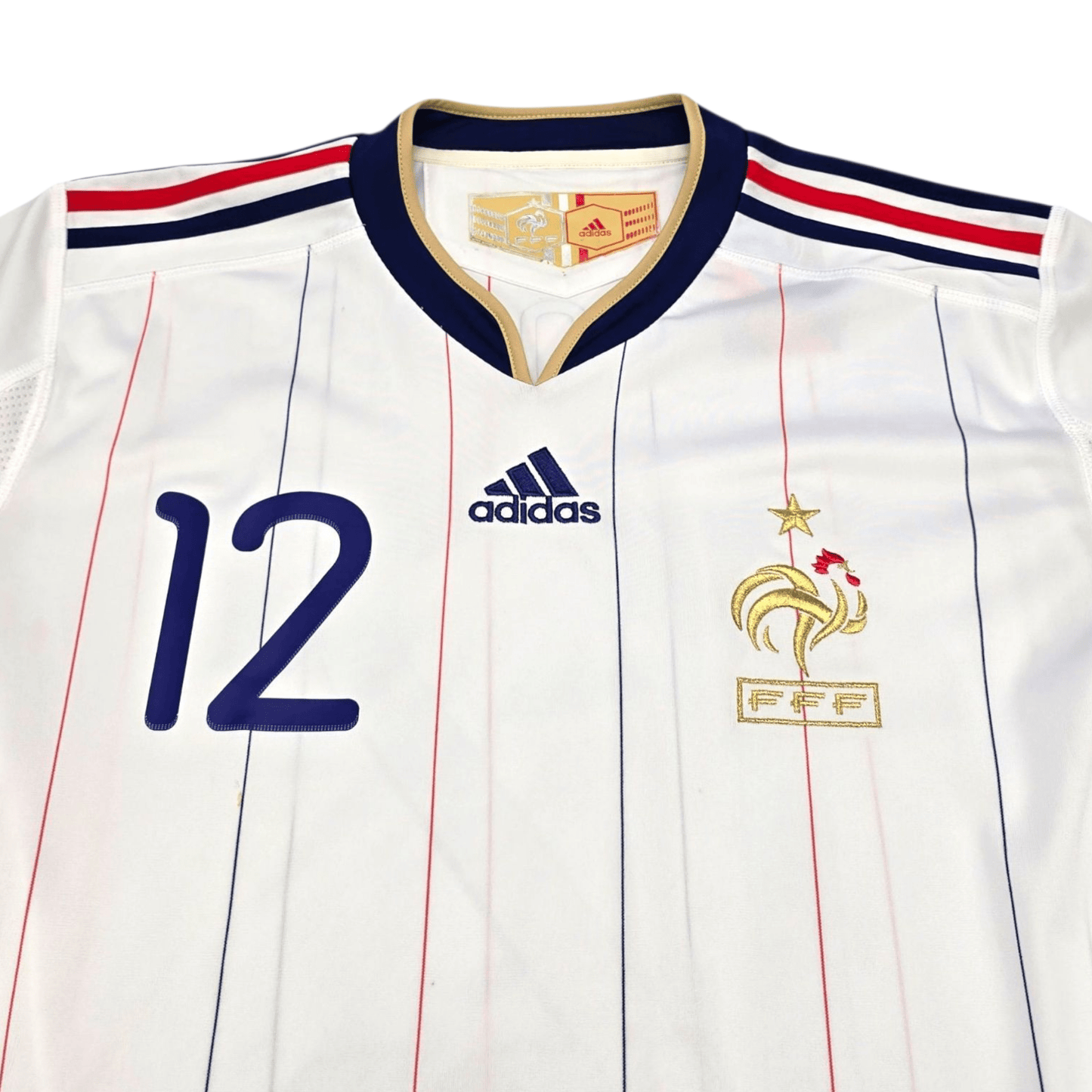 2010/11 France Away Football Shirt (L) Adidas #14 Henry