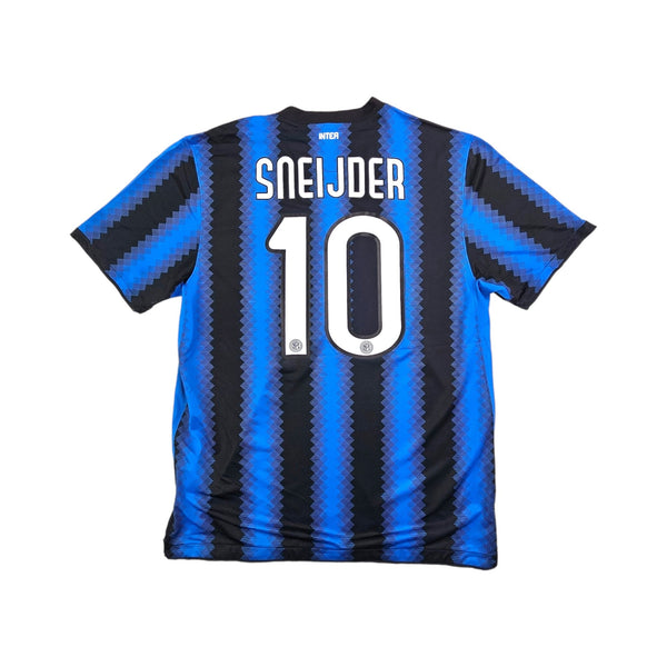 2010/11 Inter Milan Home Football Shirt (L) Nike #10 Sneijder