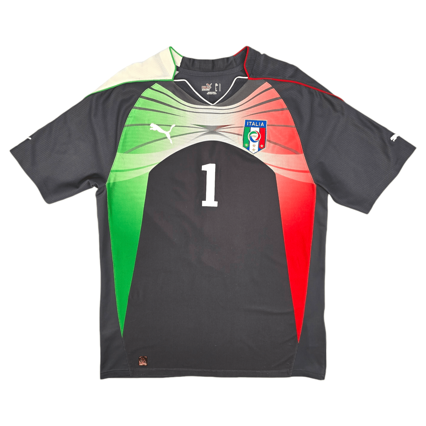 2010/11 Italy Goal Keeper Football Shirt (L) Puma #1 Buffon