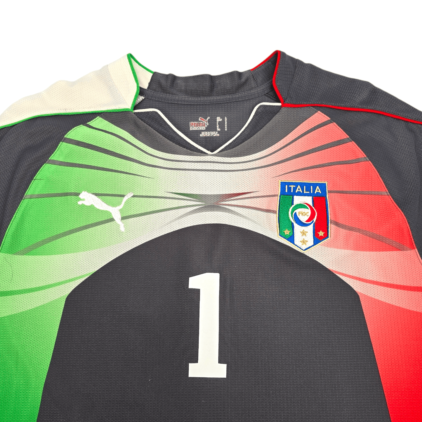 2010/11 Italy Goal Keeper Football Shirt (L) Puma #1 Buffon