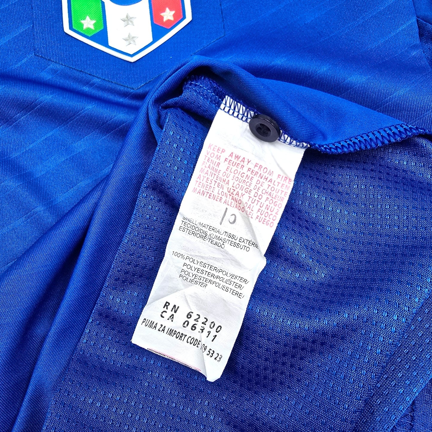 2012/13 Italy Home Football Shirt (L) Puma #21 Pirlo