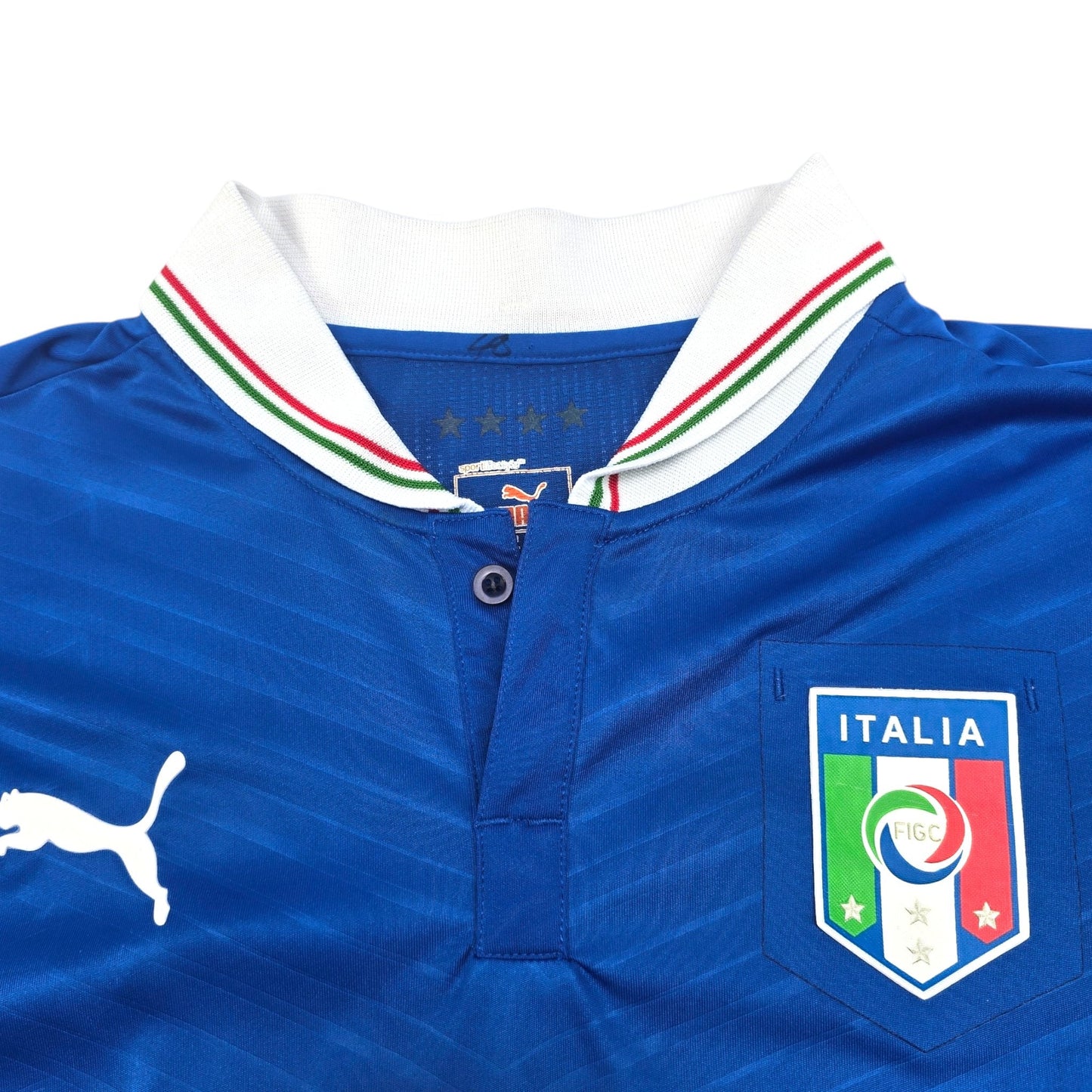 2012/13 Italy Home Football Shirt (L) Puma #21 Pirlo