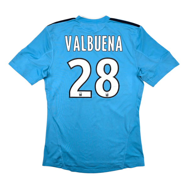 2010/11 Olympique Marseille Away Football Shirt (M) Adidas #28 Valbuena