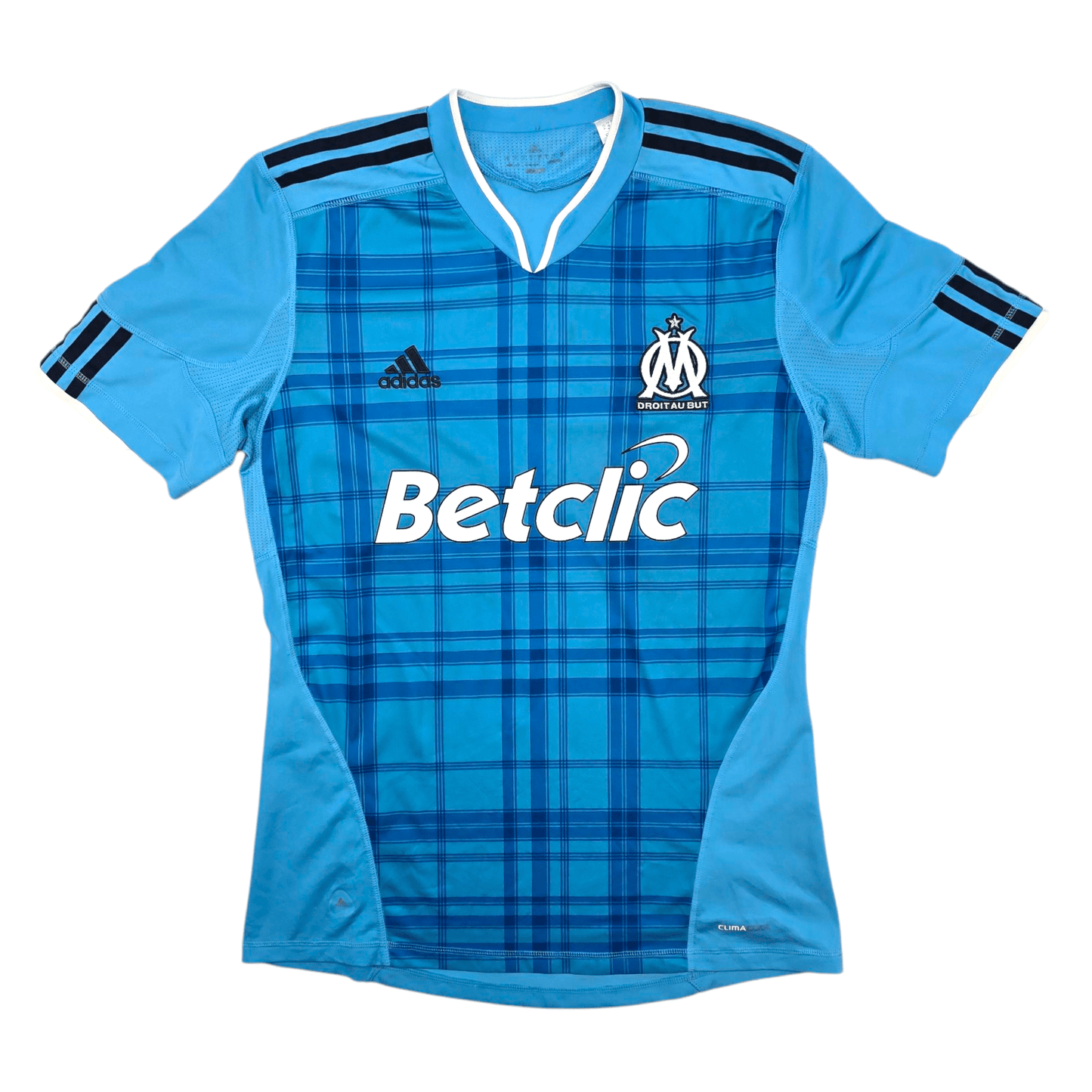 2010/11 Olympique Marseille Away Football Shirt (M) Adidas #28 Valbuena