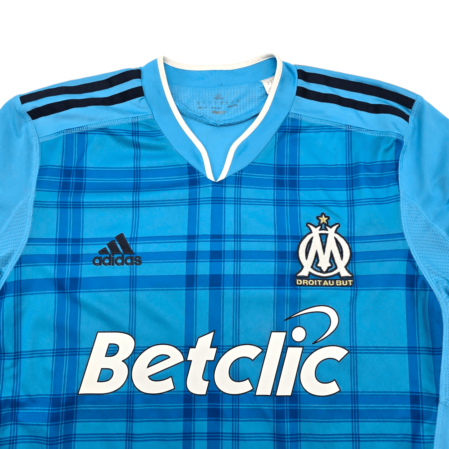 2010/11 Olympique Marseille Away Football Shirt (M) Adidas #28 Valbuena