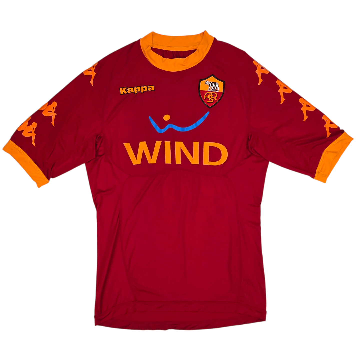 2010/11 Roma Home Football Shirt (L) Kappa #16 De Rossi