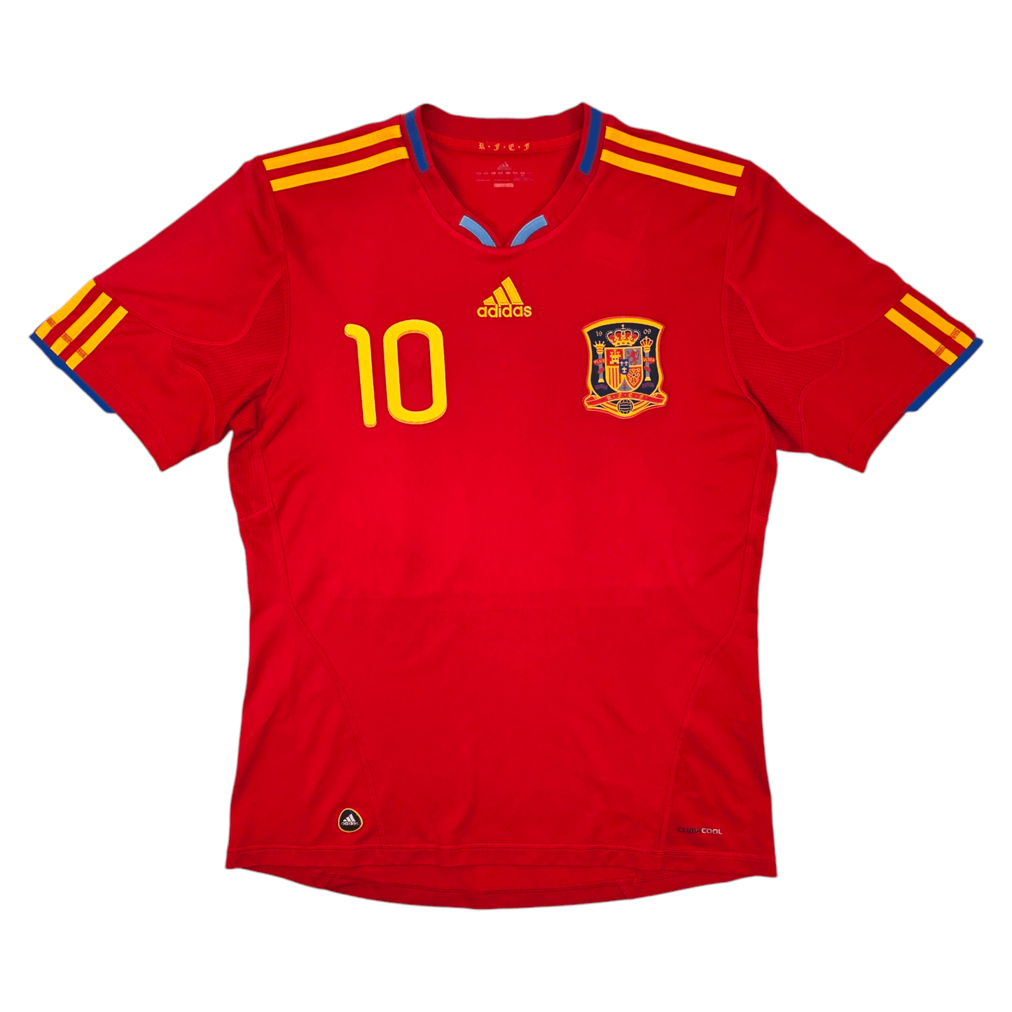 2010/11 Spain Home Football Shirt (L) Adidas #10 Fabregas
