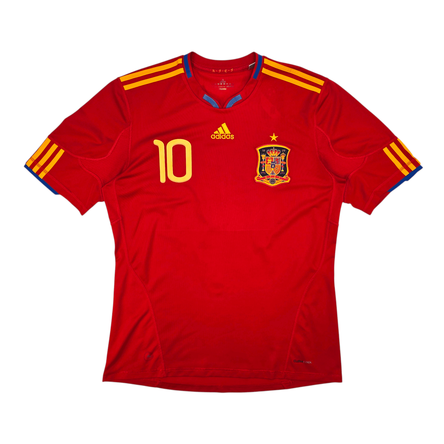 2010/11 Spain Home Football Shirt (L) Adidas #10 Fabregas