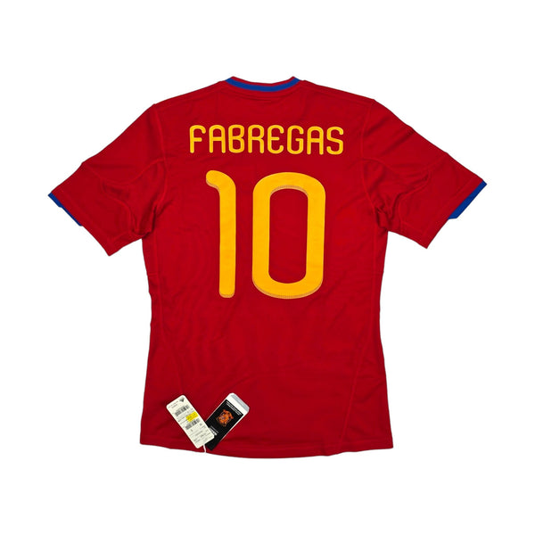 2010/11 Spain Home Football Shirt (S) Adidas #10 Fabregas (BNWTs)