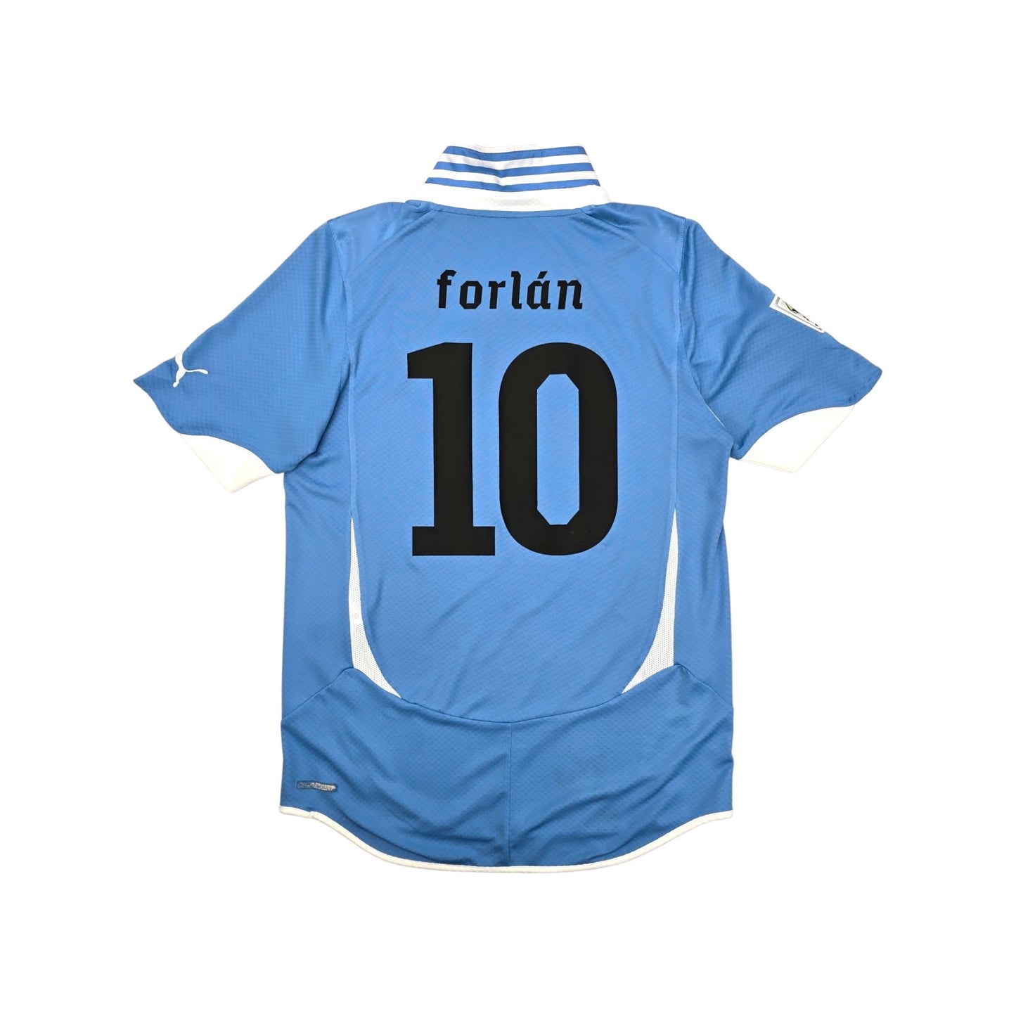 2010/11 Uruguay Home Football Shirt (M) Puma #10 Forlan