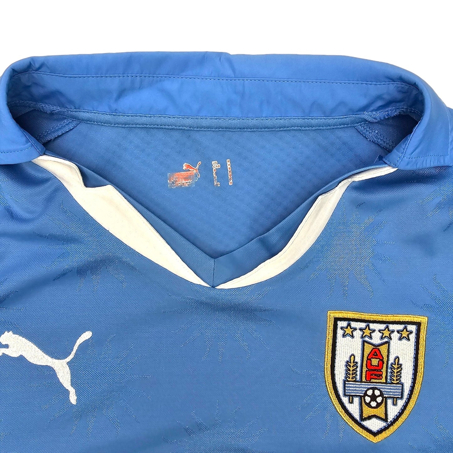 2010/11 Uruguay Home Football Shirt (M) Puma #10 Forlan
