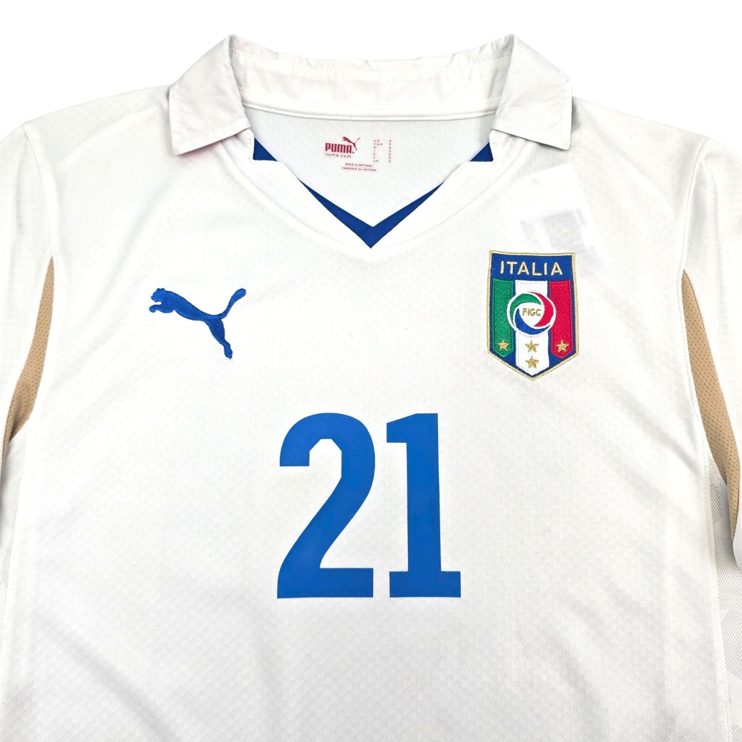 2010/12 Italy Away Football Shirt (S) Puma #21 Pirlo