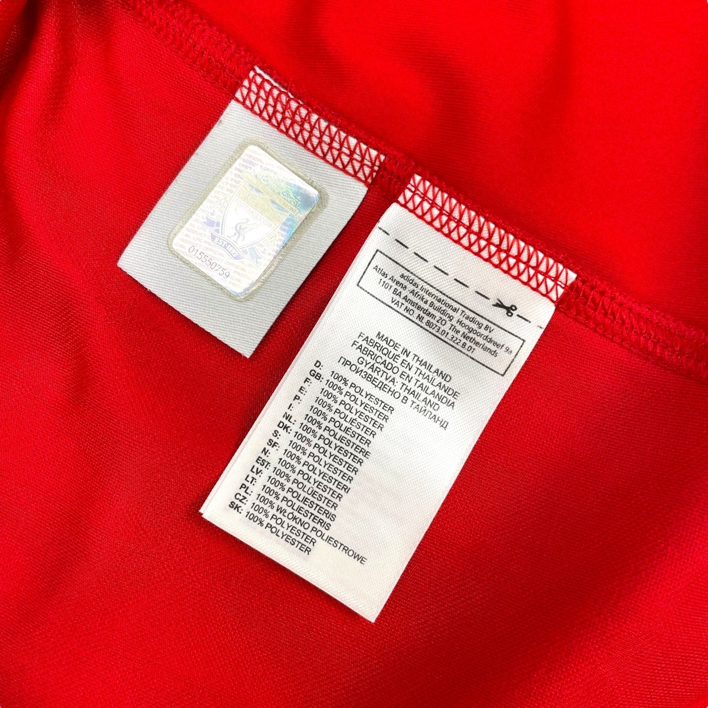 2010/12 Liverpool Home Football Shirt (S) Adidas #7 Suarez