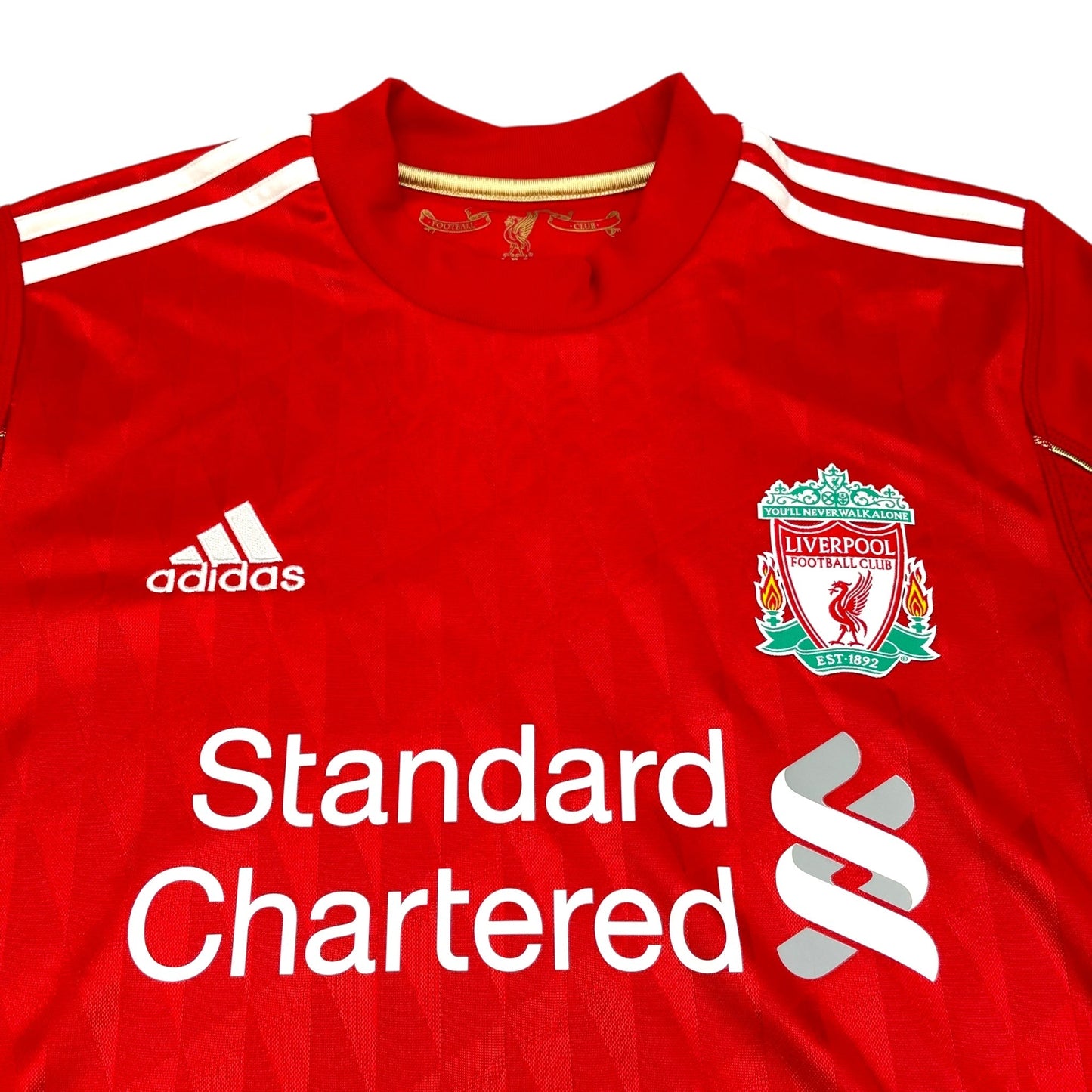 2010/12 Liverpool Home Football Shirt (S) Adidas #7 Suarez