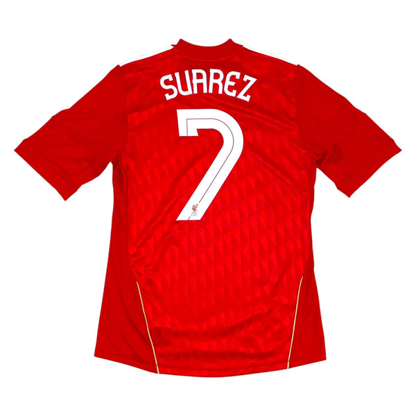 2010/12 Liverpool Home Football Shirt (S) Adidas #7 Suarez