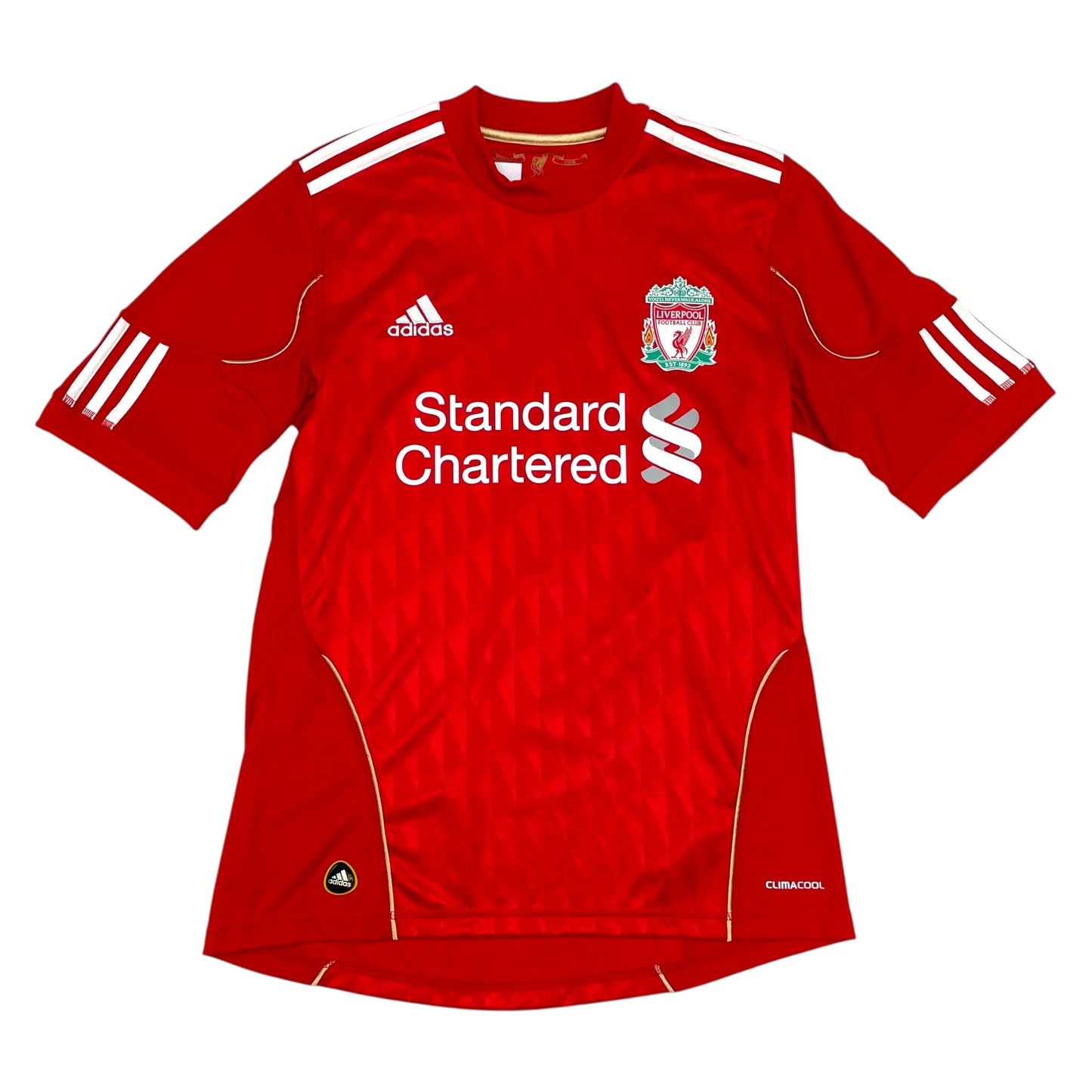 2010/12 Liverpool Home Football Shirt (S) Adidas #7 Suarez