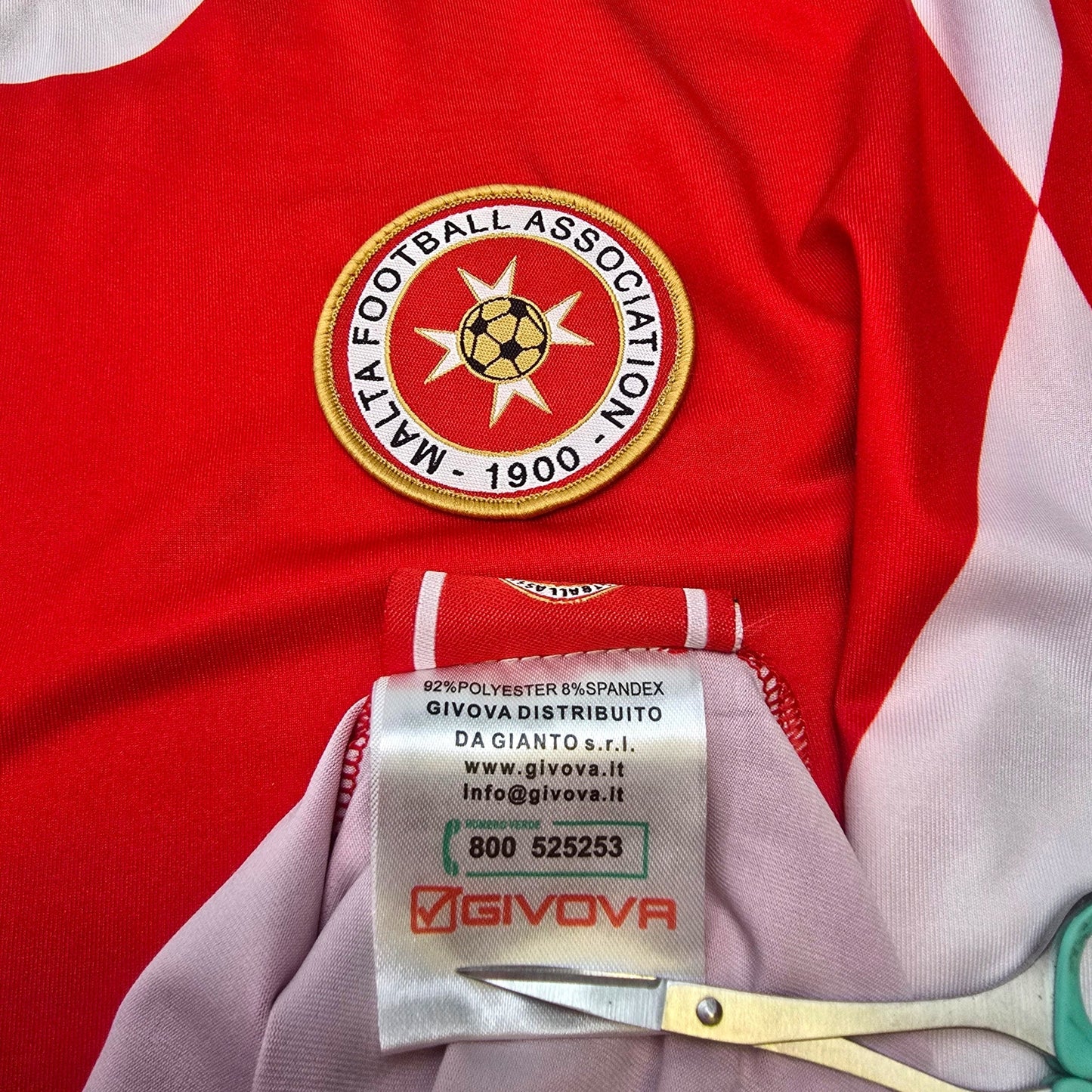 2010/12 Malta Home Football Shirt (L) Givova (BNWTs)