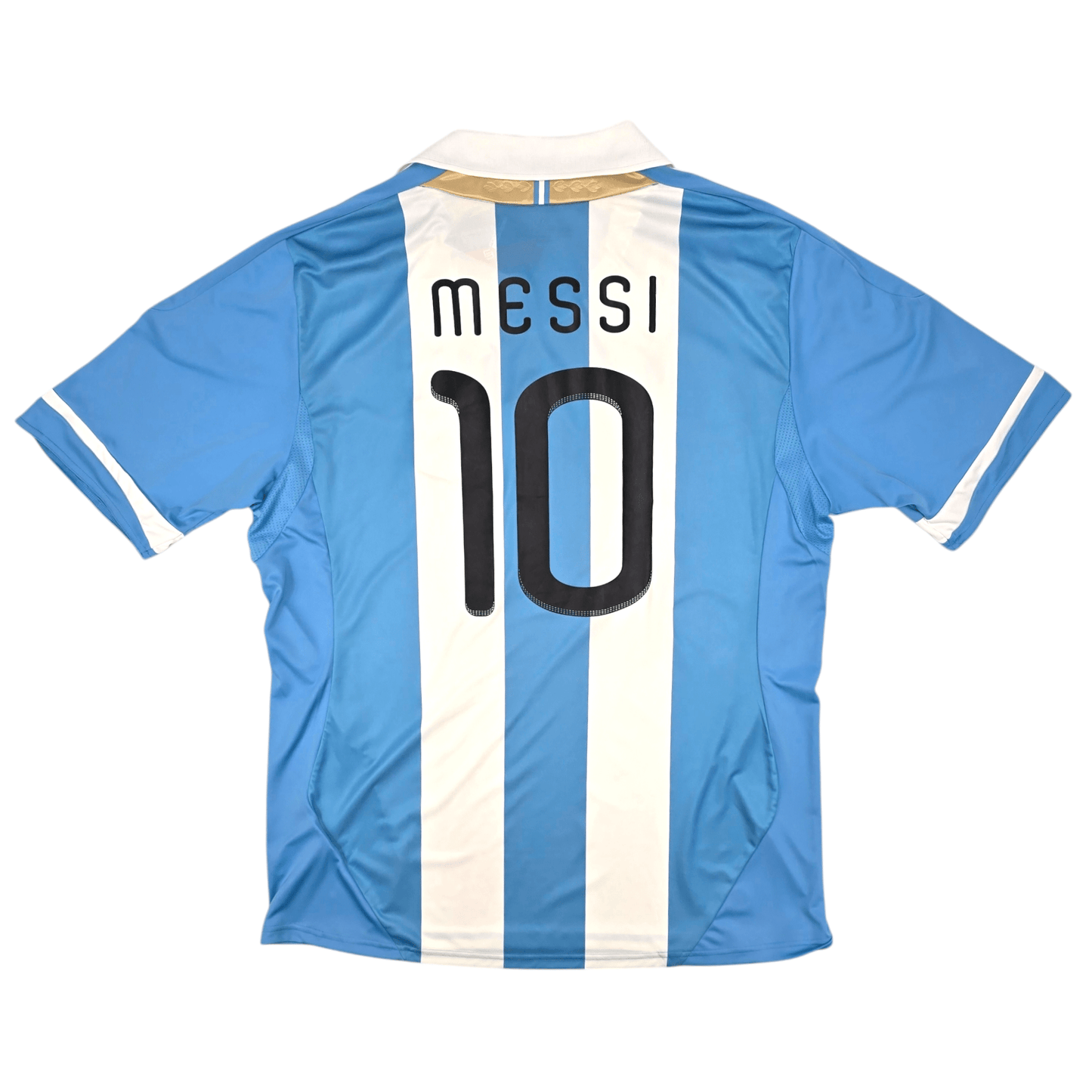 2011/12 Argentina Home Football Shirt (2XL) Adidas #10 Messi