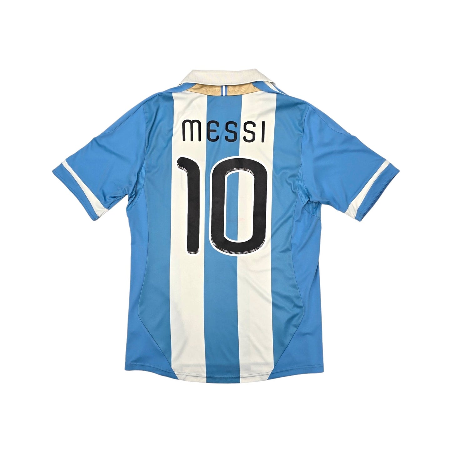 2011/12 Argentina Home Football Shirt (M) Adidas #10 Messi