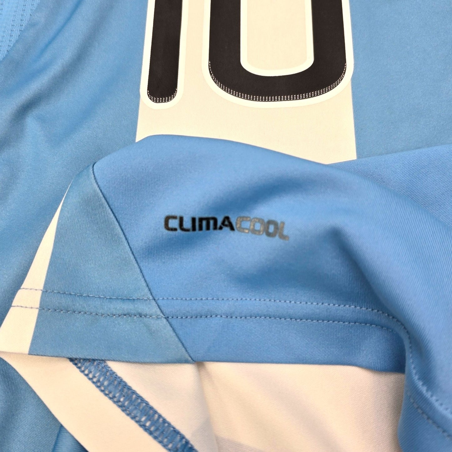 2011/12 Argentina Home Football Shirt (M) Adidas #10 Messi