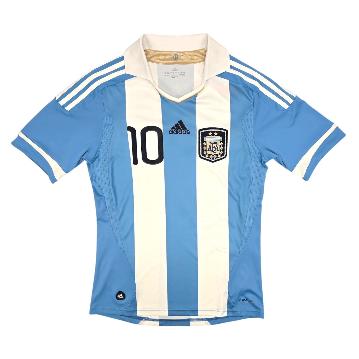 2011/12 Argentina Home Football Shirt (M) Adidas #10 Messi