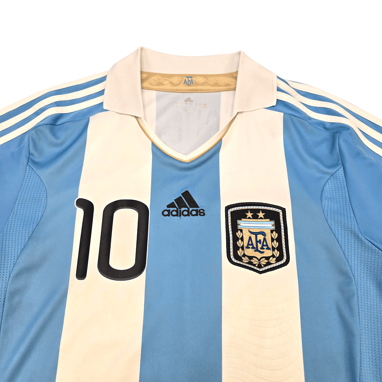 2011/12 Argentina Home Football Shirt (M) Adidas #10 Messi
