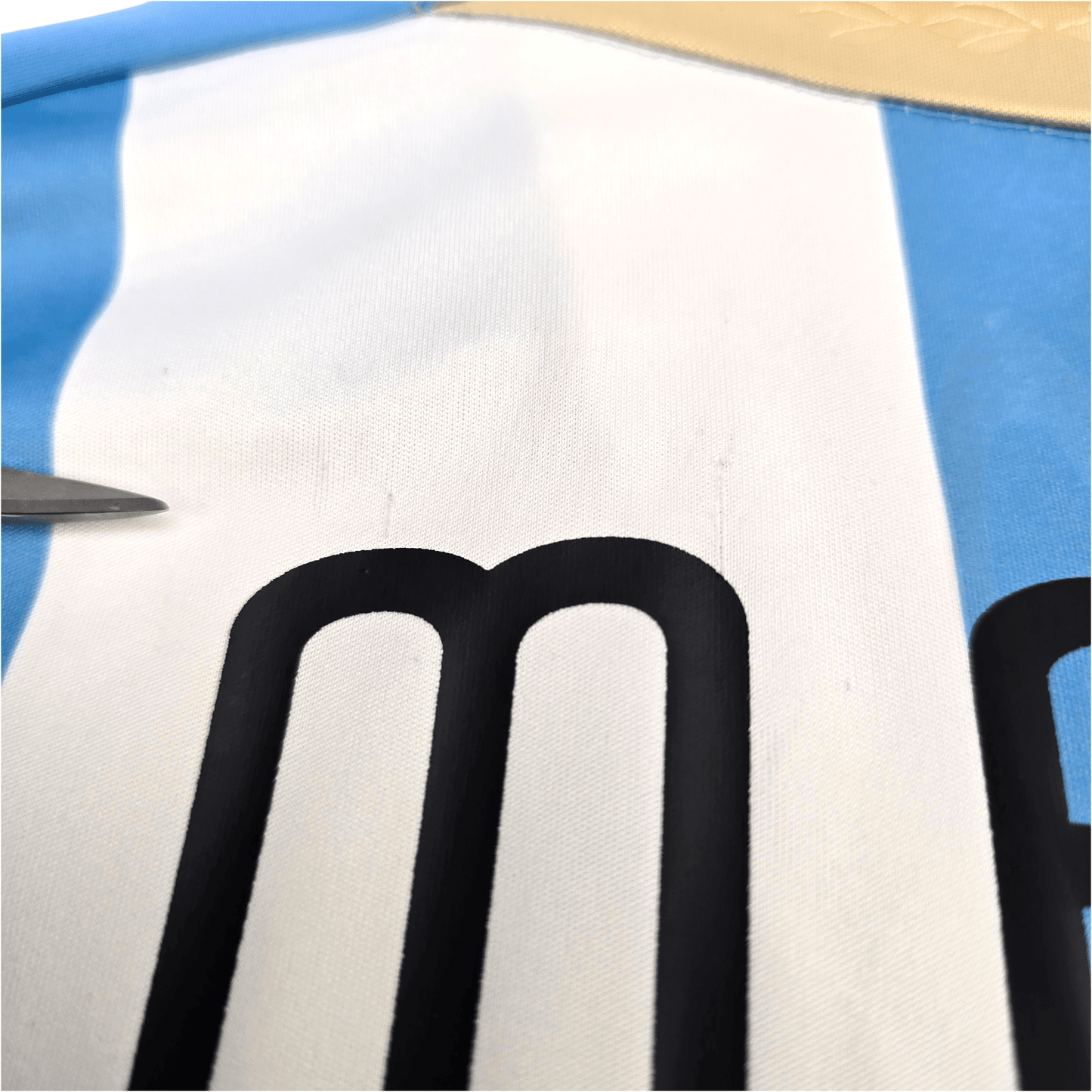 2011/12 Argentina Home Football Shirt (M) Adidas #10 Messi