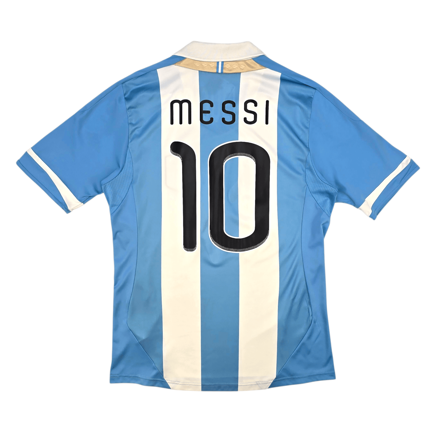 2011/12 Argentina Home Football Shirt (M) Adidas #10 Messi