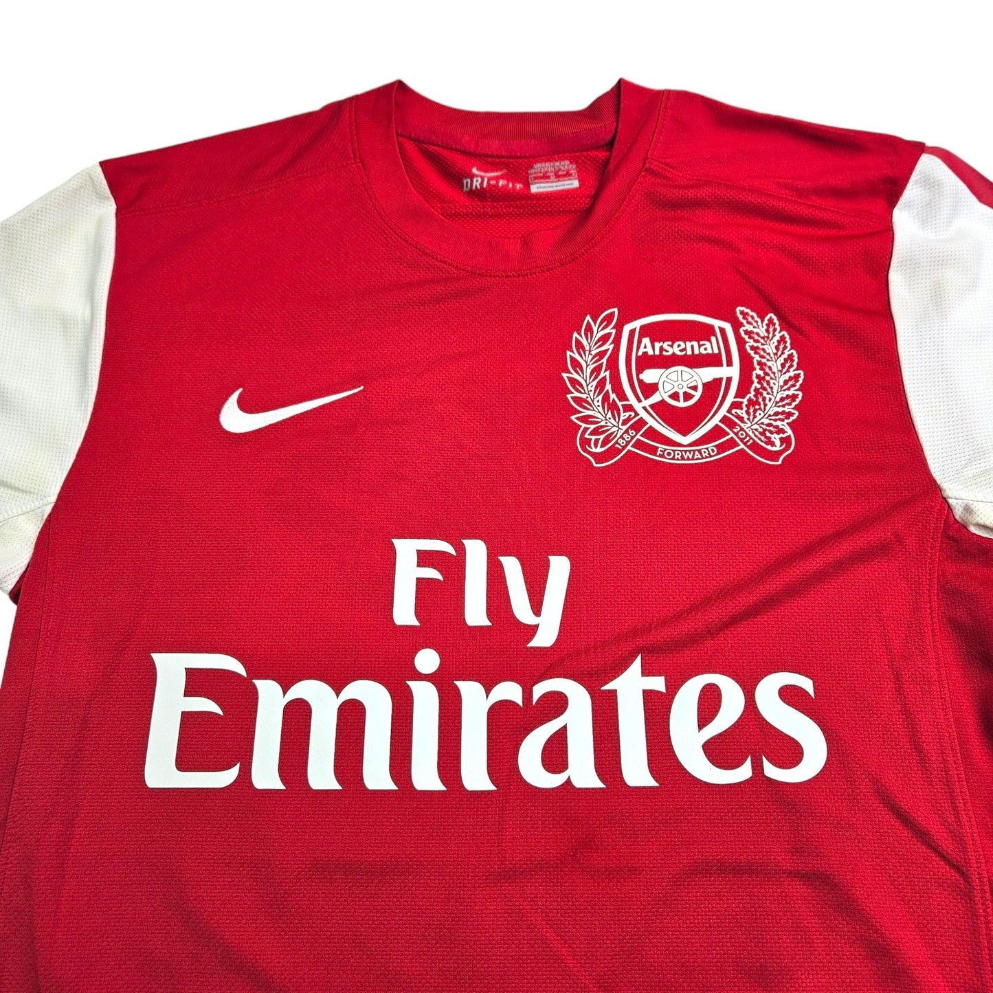 2011/12 Arsenal Home Football Shirt (M) Nike #10 Van Persie