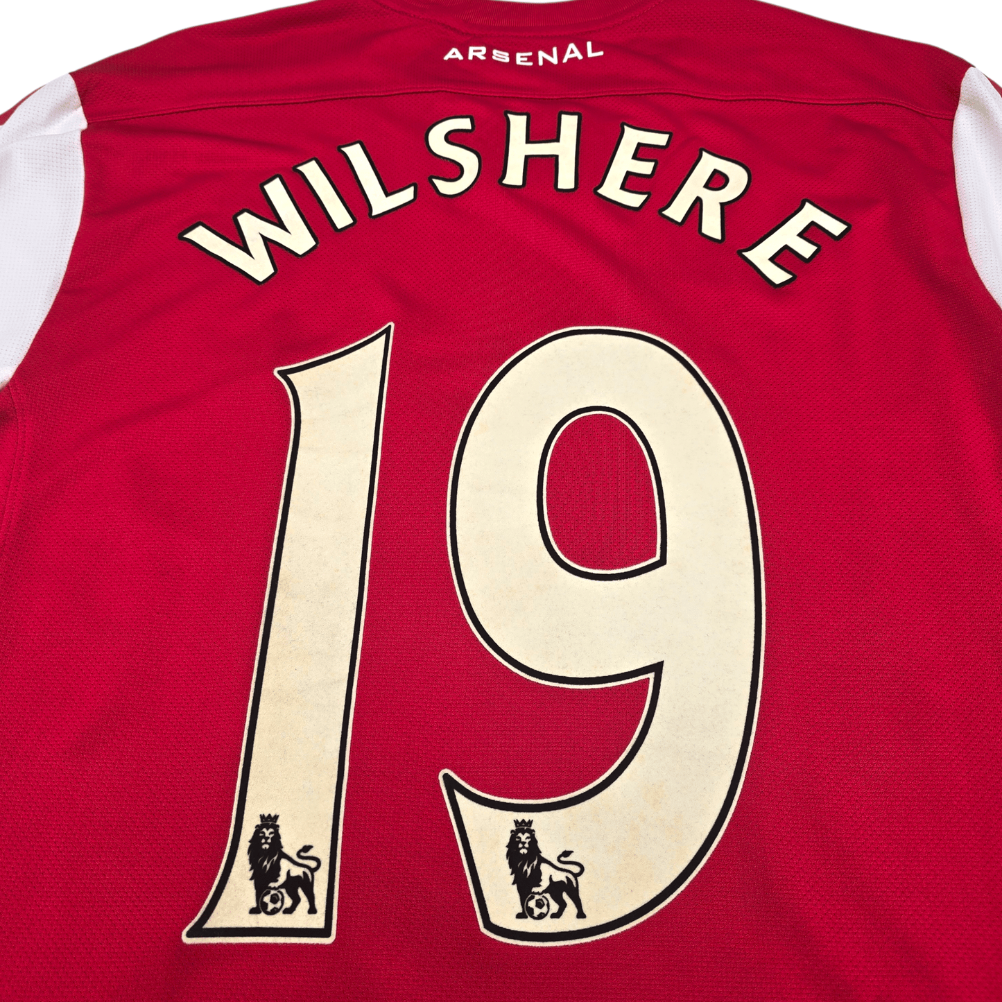 2011/12 Arsenal Home Football Shirt (M) Nike #19 Wilshere