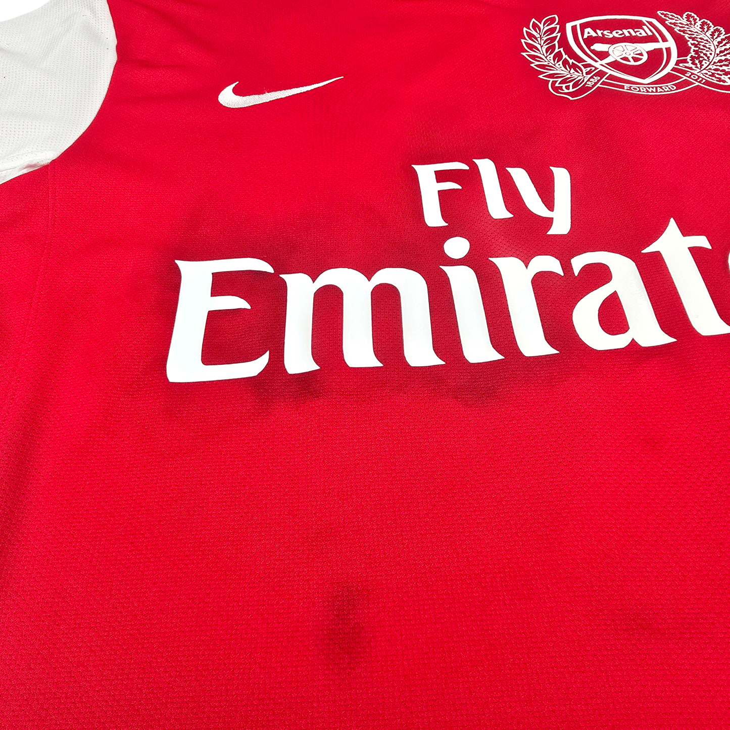 2011/12 Arsenal Home Football Shirt (M) Nike #19 Wilshere