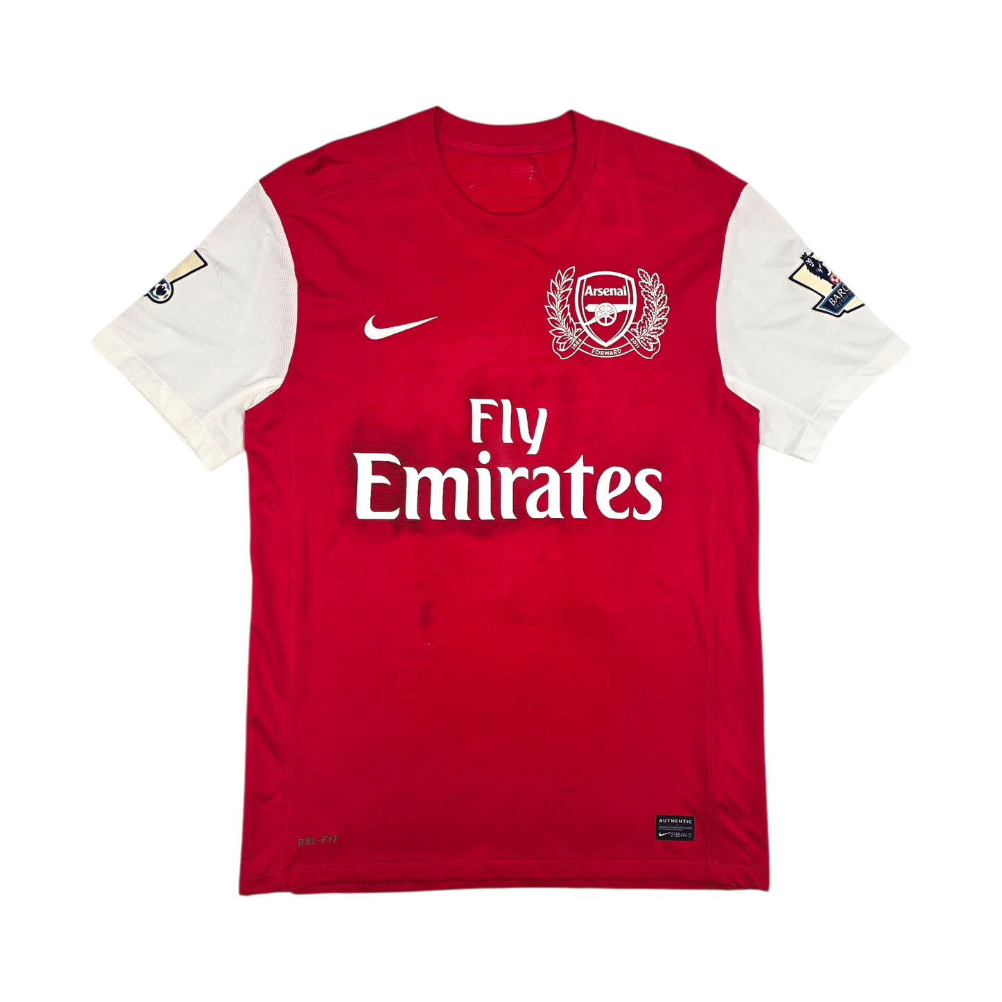 2011/12 Arsenal Home Football Shirt (M) Nike #19 Wilshere