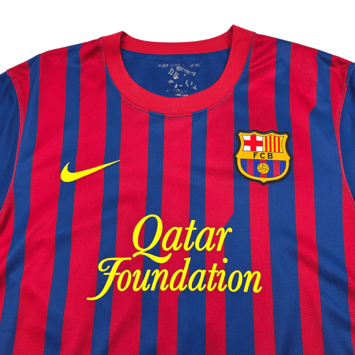 2011/12 Barcelona Home Football Shirt (M) Nike #8 A.Iniesta