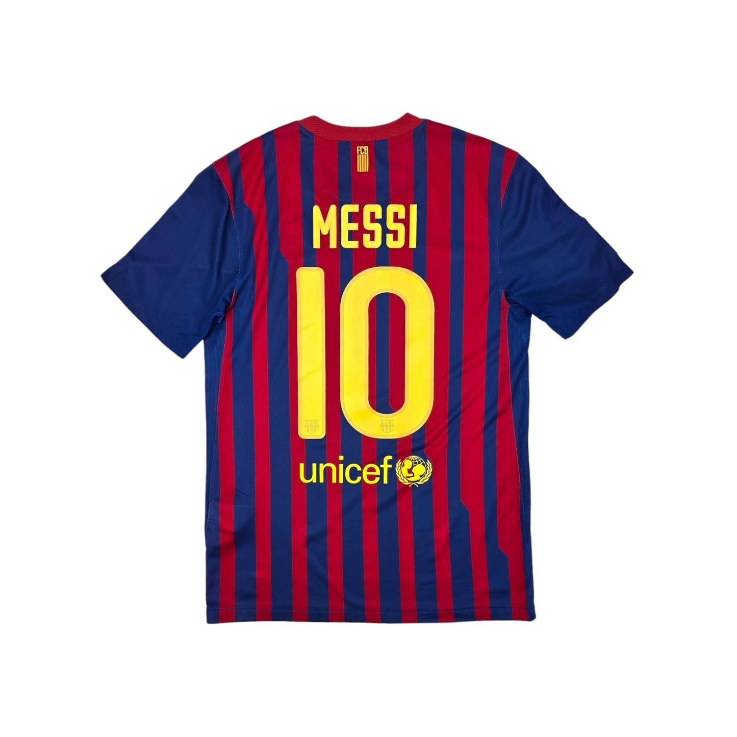 2011/12 Barcelona Home Football Shirt (S) Nike #10 Messi