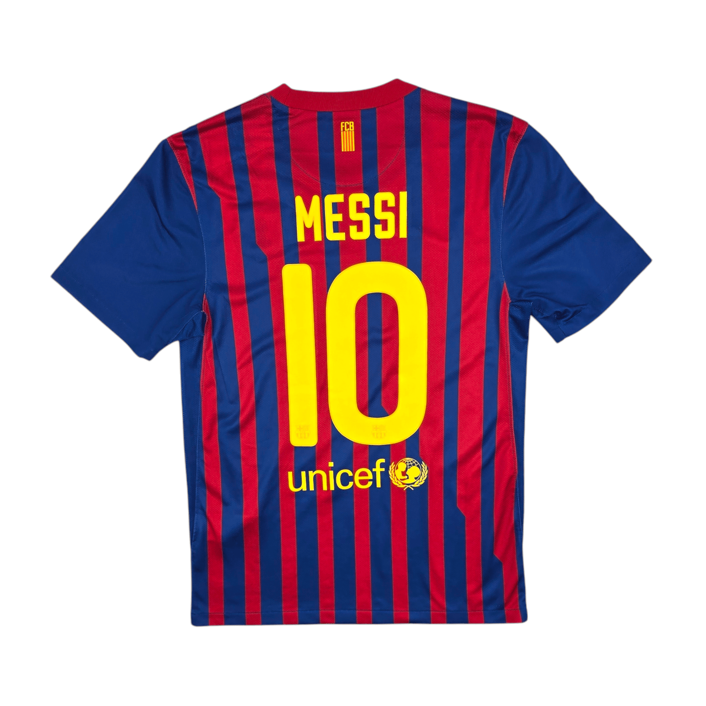 2011/12 Barcelona Home Football Shirt (S) Nike #10 Messi
