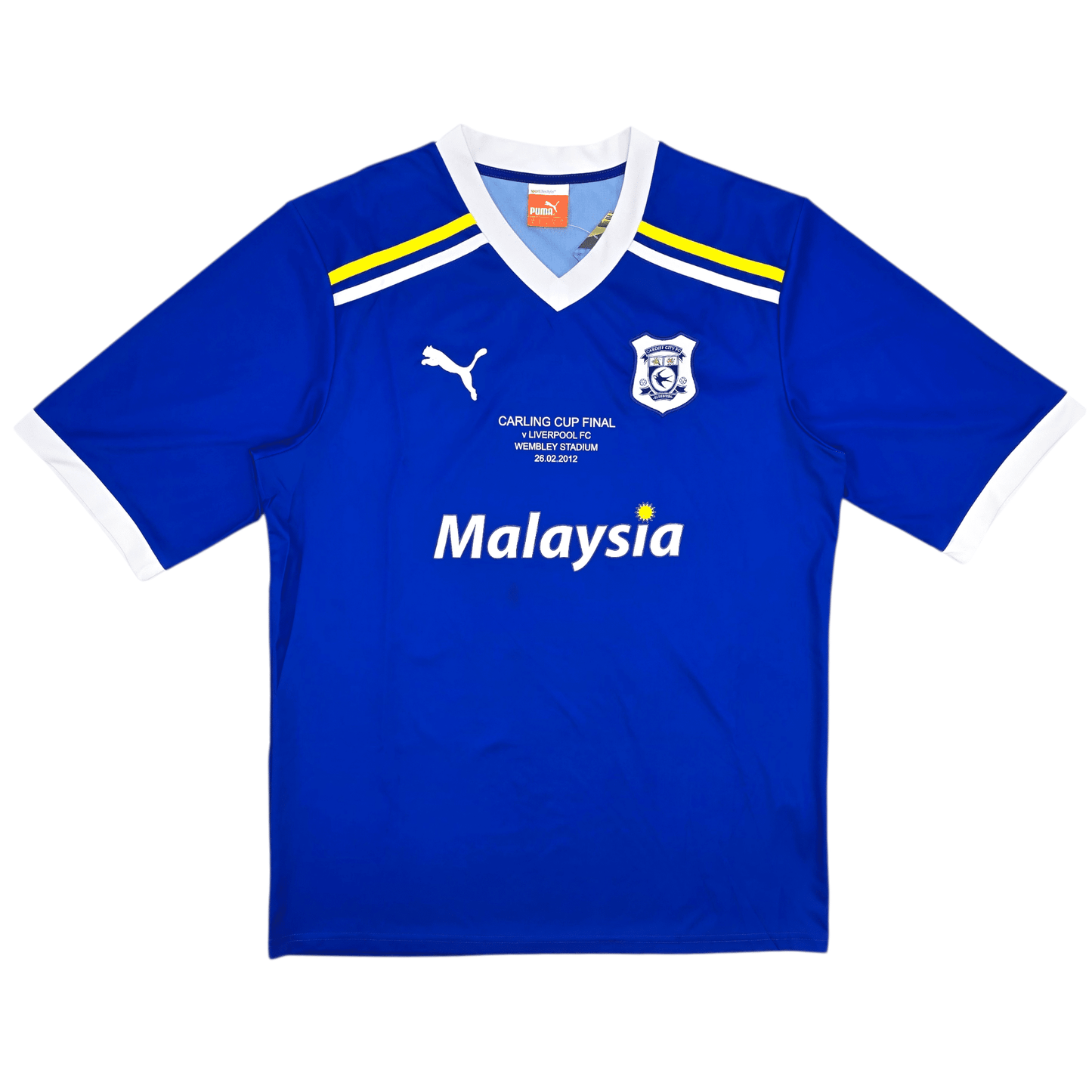 2011/12 Cardiff City Home Football Shirt (L) Puma (Carling Cup Final)