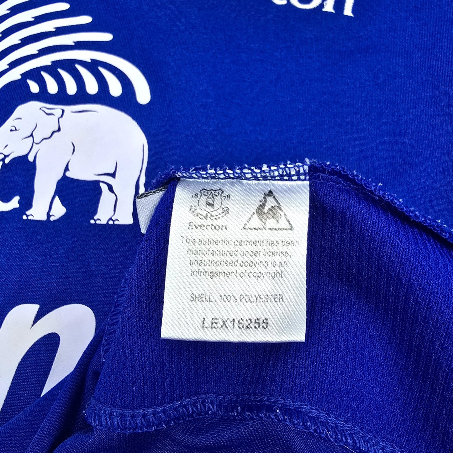 2011/12 Everton Home Football Shirt (M) Le Coq Sportif #8 Saha