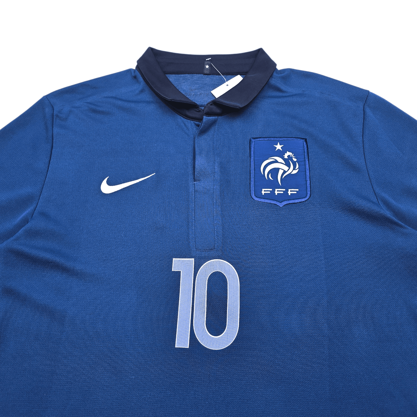 2011/12 France Home Football Shirt (L) Nike #10 Benzema