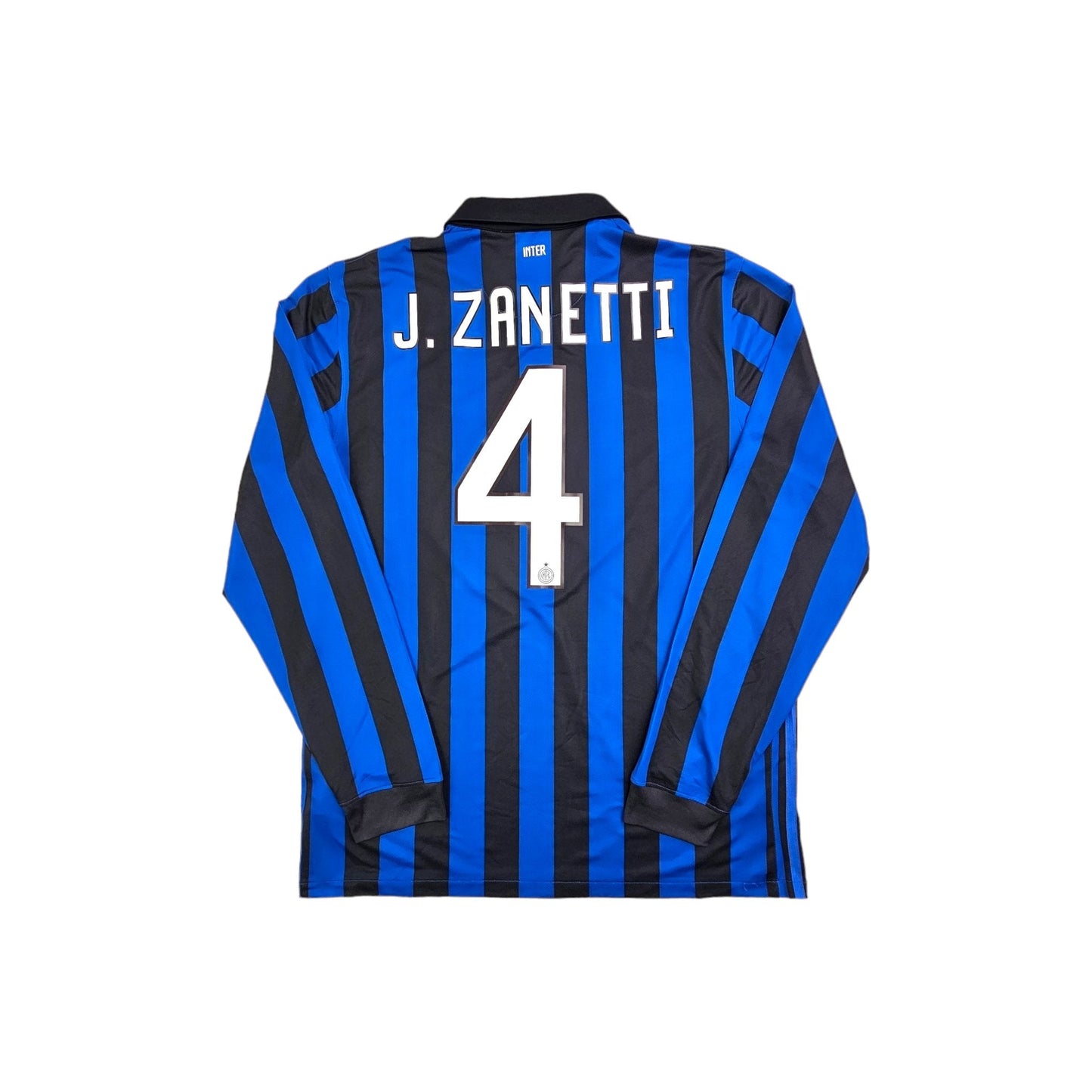 2011/12 Inter Milan Home Football Shirt (L) Nike #4 Zanetti