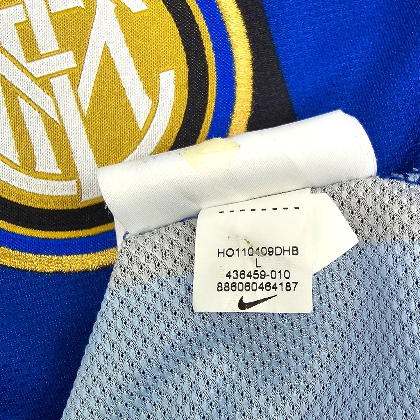 2011/12 Inter Milan Home Football Shirt (L) Nike #4 Zanetti