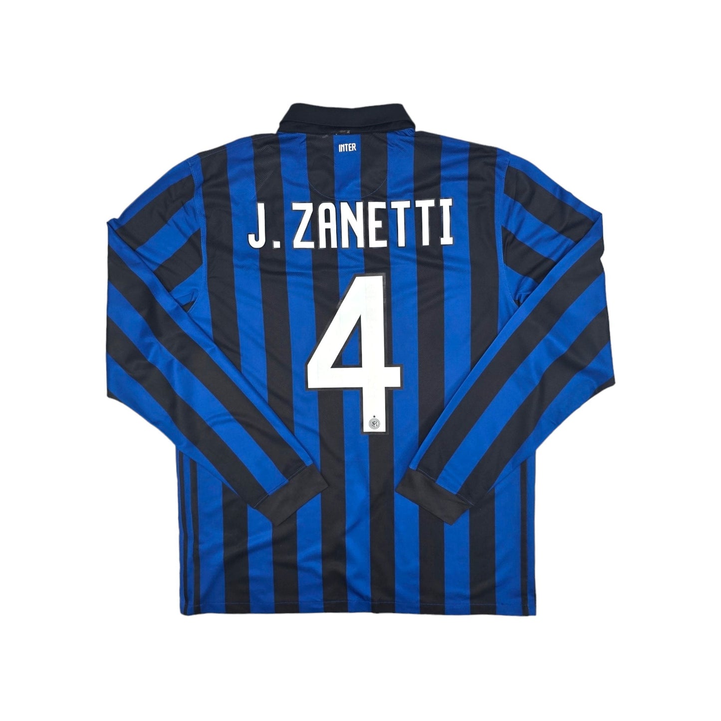 2011/12 Inter Milan Home Football Shirt (L) Nike #4 Zanetti