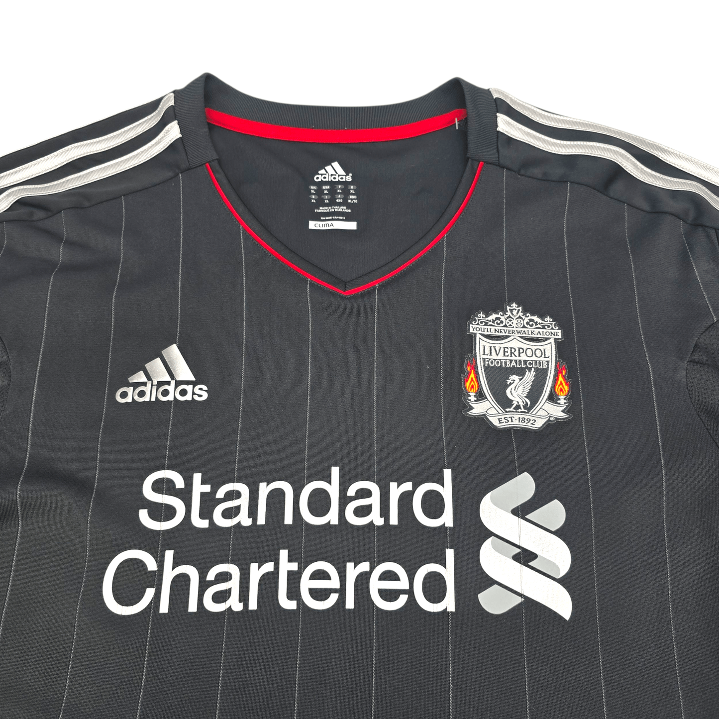 2011/12 Liverpool Away Football Shirt (XL) Adidas #18 Kuyt