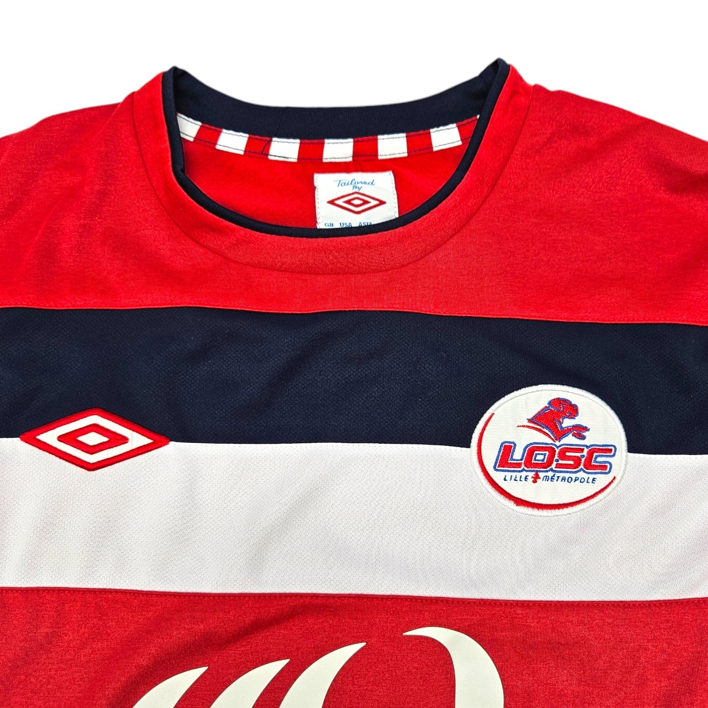 2011/12 LOSC Lille Home Football Shirt (M) Umbro #10 Hazard